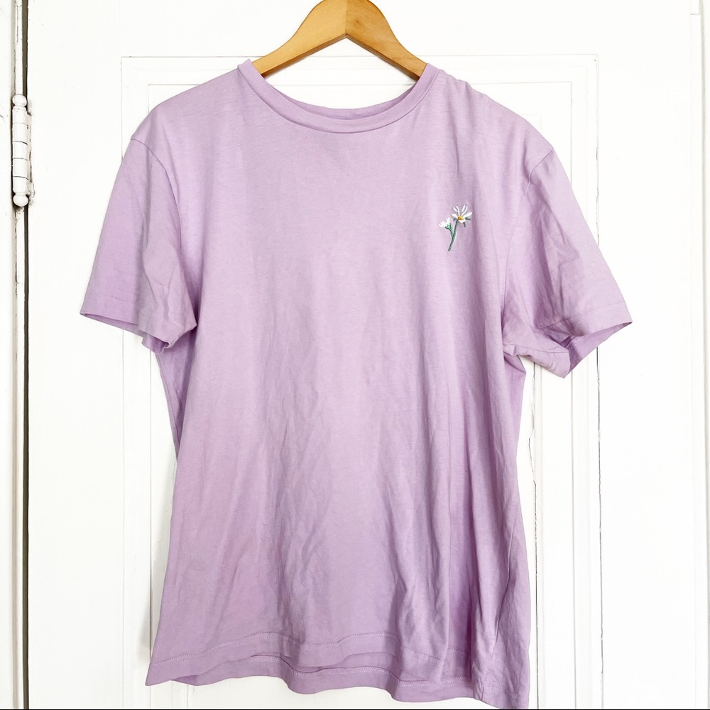 H & M "Sit Back And Relax" Purple Tee